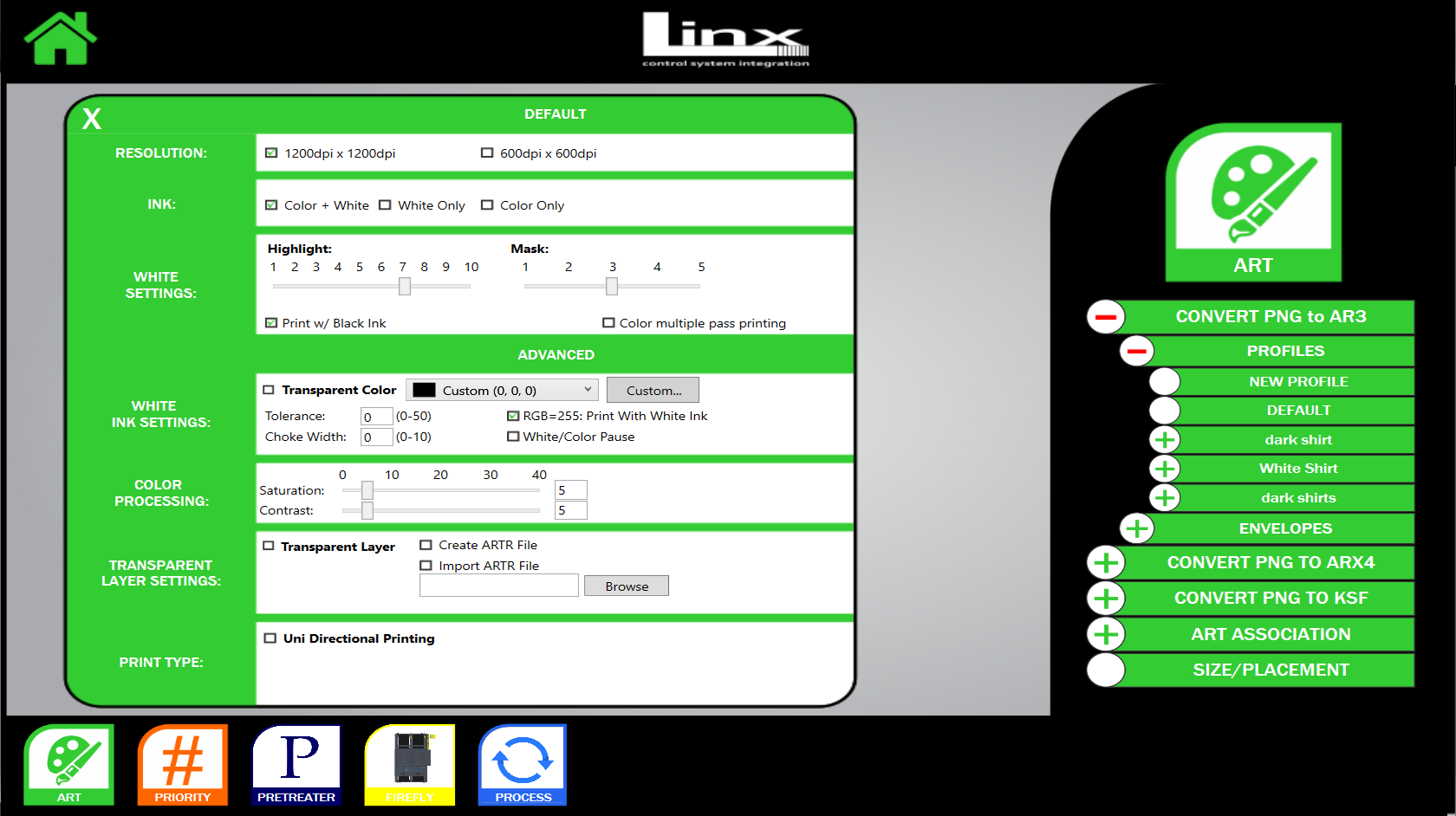 linx control suite